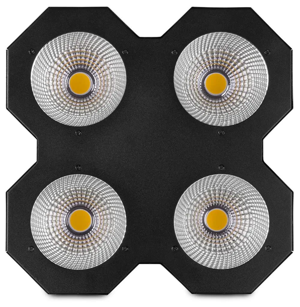 4 x 50 W COB LED stage floodlight, warm white - SB400 - beamZ
