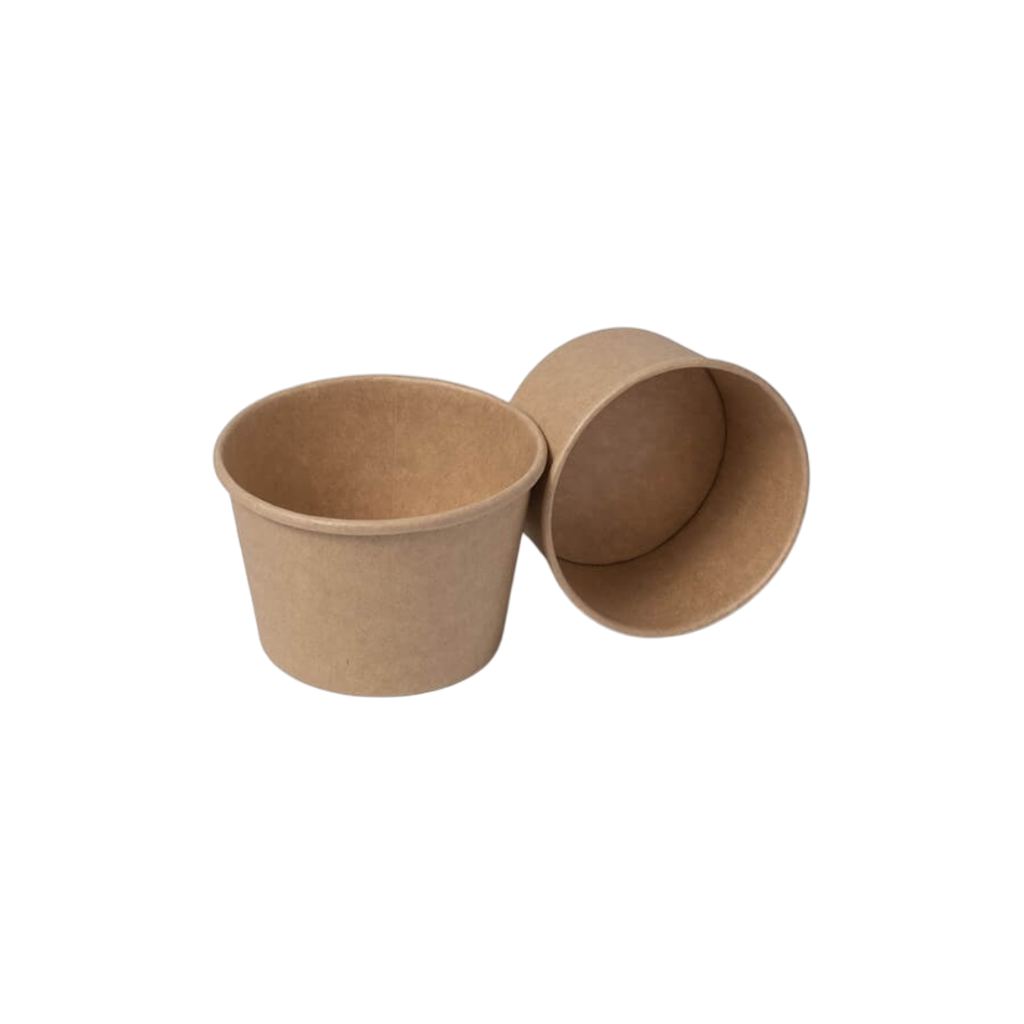 Kraft Cardboard Ice Cream Pot – 36cl (12oz) – Pack of 50