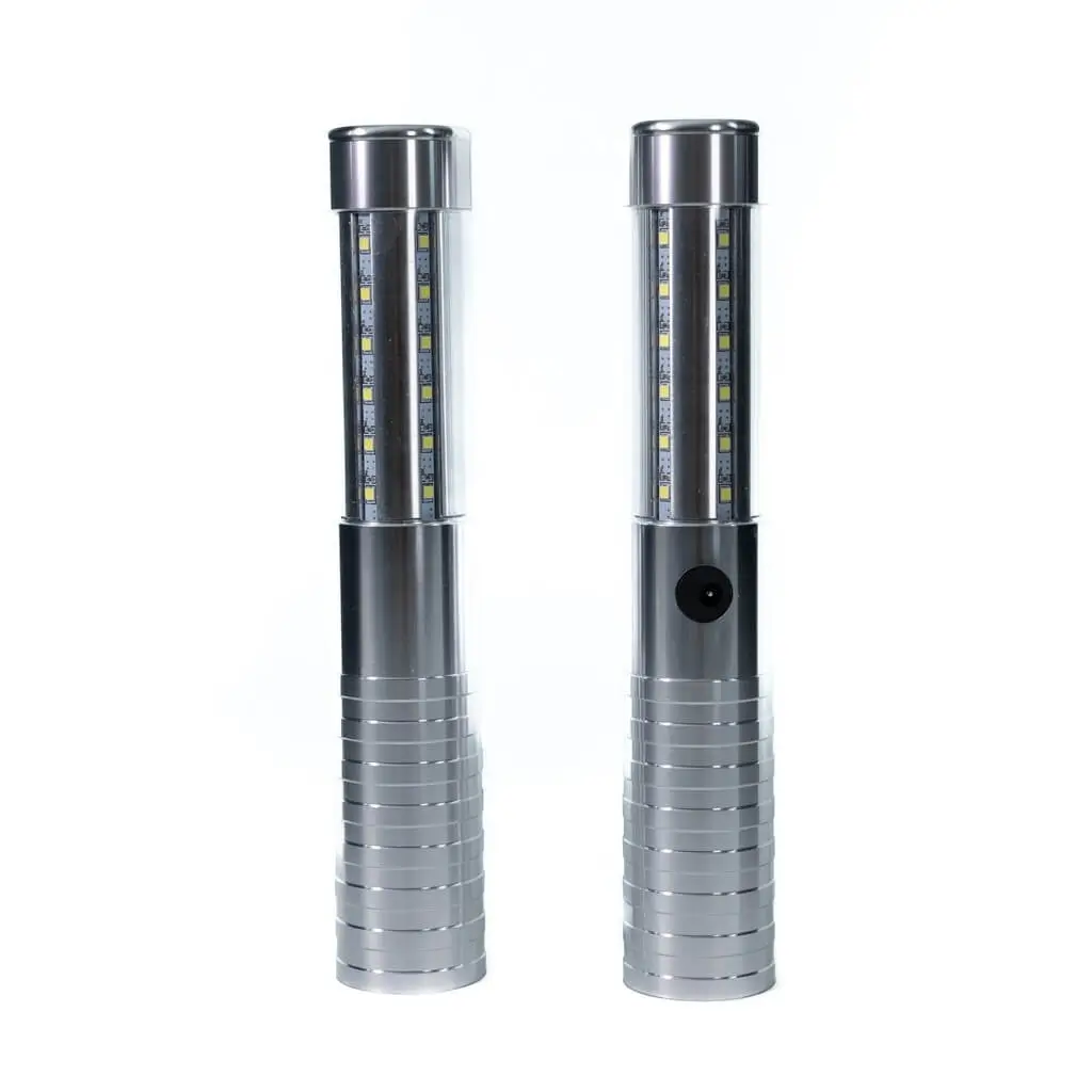Set of 2 SILVER V.I.P. LED BOTTLE STICKS