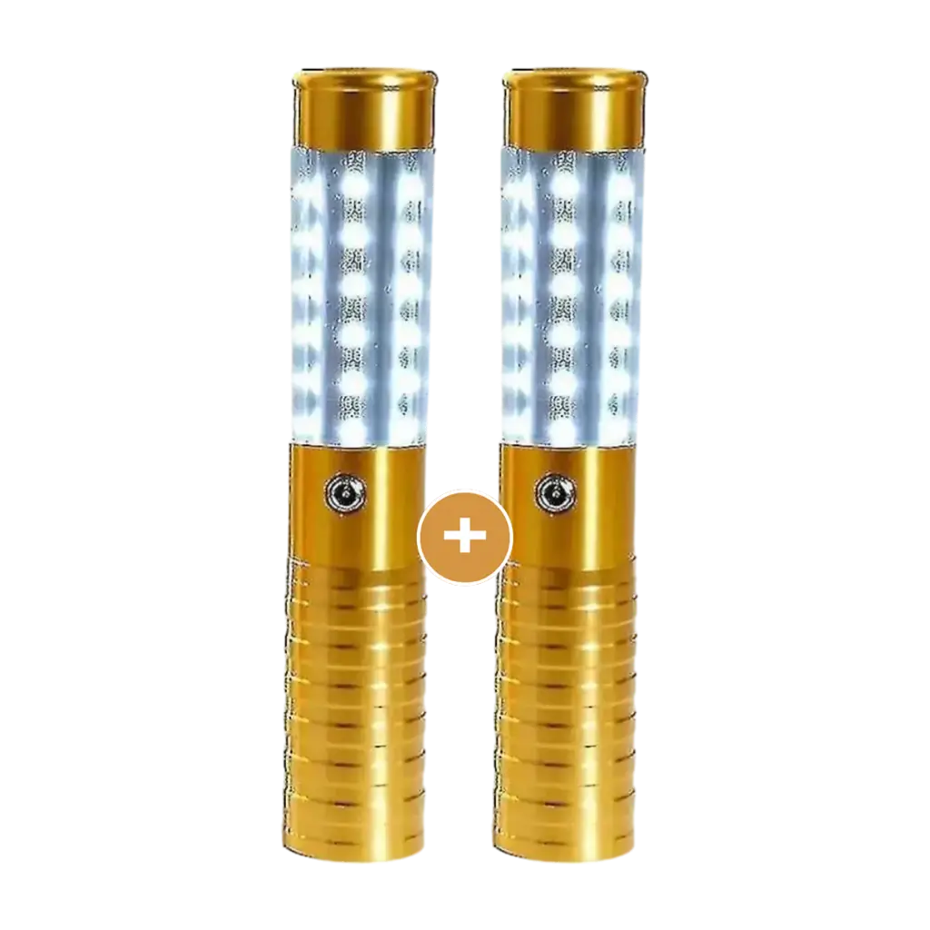 Set of 2 VIP GOLD LED BOTTLE STICKS