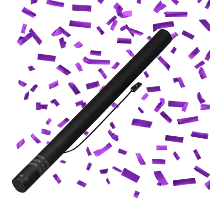 80 cm Electric Confetti Cannon – Purple
