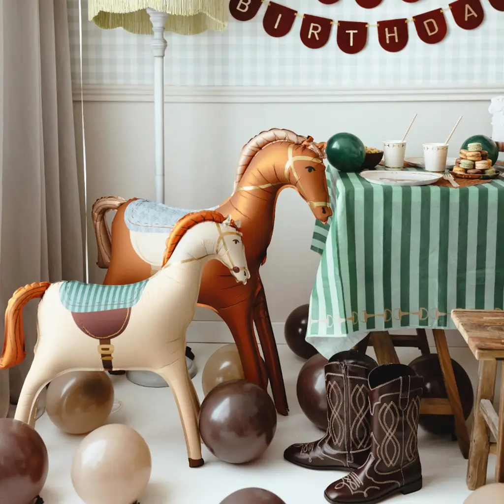 Giant Aluminium Horse Balloon 112 x 97 cm – Birthday Decorations