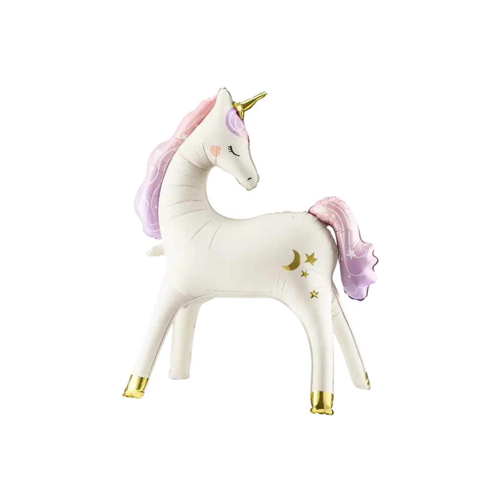 Giant Aluminium Unicorn Balloon 95 x 86 cm – Birthday Decorations