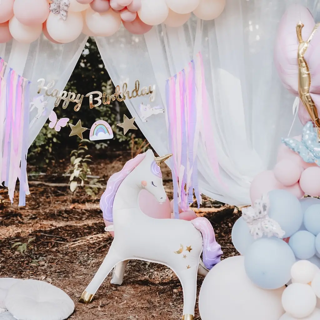 Giant Aluminium Unicorn Balloon 95 x 86 cm – Birthday Decorations