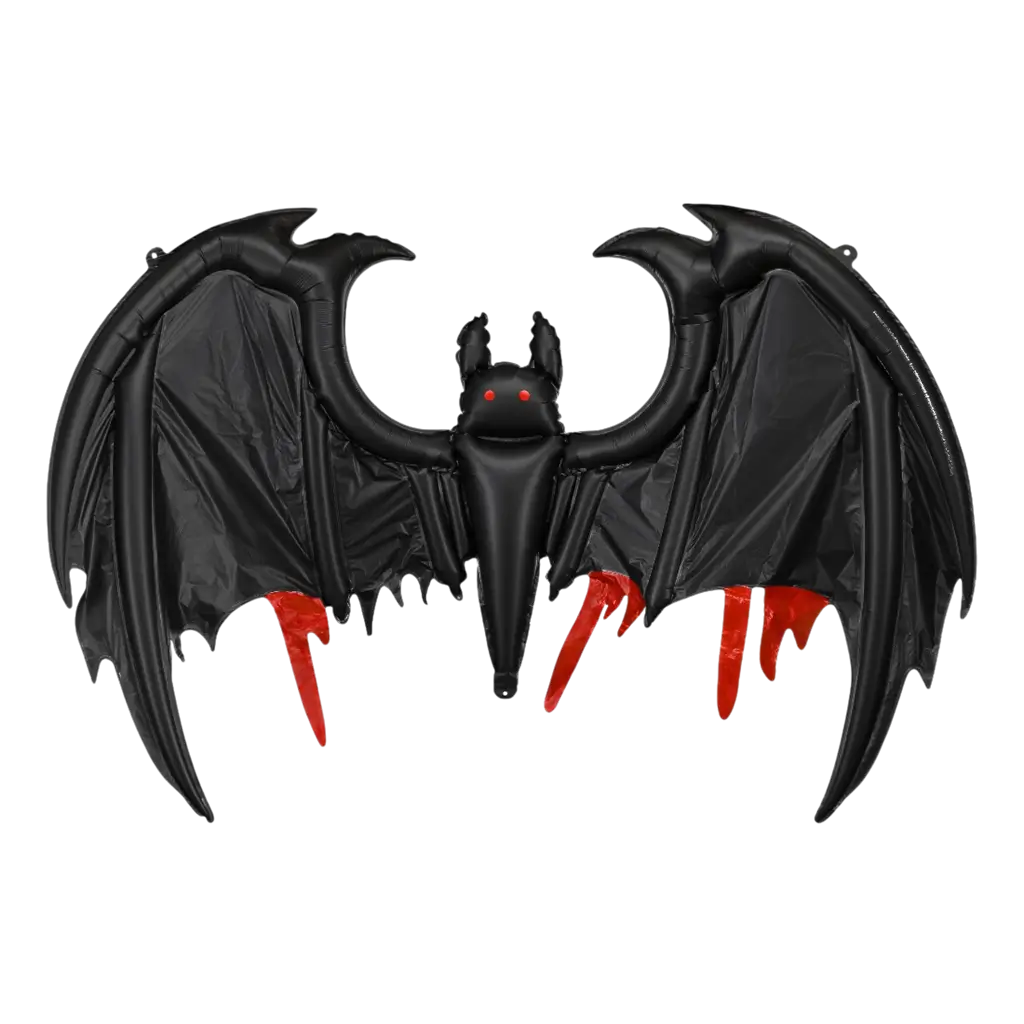 Giant Aluminium Bat Balloon, 120 x 81 cm – Halloween Decoration