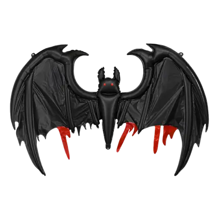 Giant Aluminium Bat Balloon, 120 x 81 cm – Halloween Decoration