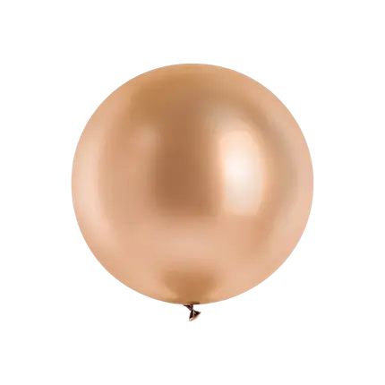 Giant Metallic Rose Gold Balloon, Ø 100 cm