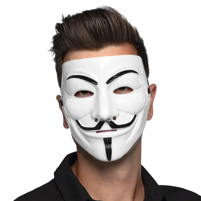 Anonymous Guy Fawkes Mask – White V for Vendetta Mask