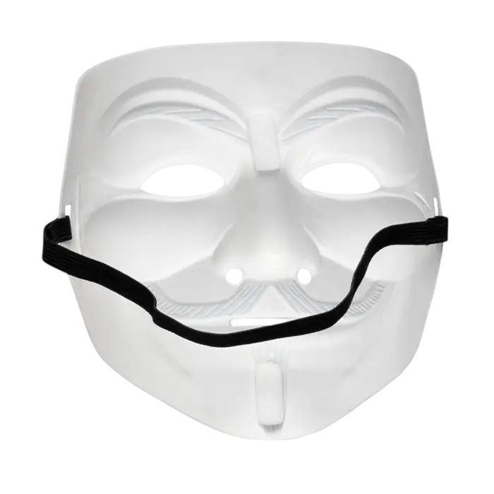 Anonymous Guy Fawkes Mask – White V for Vendetta Mask