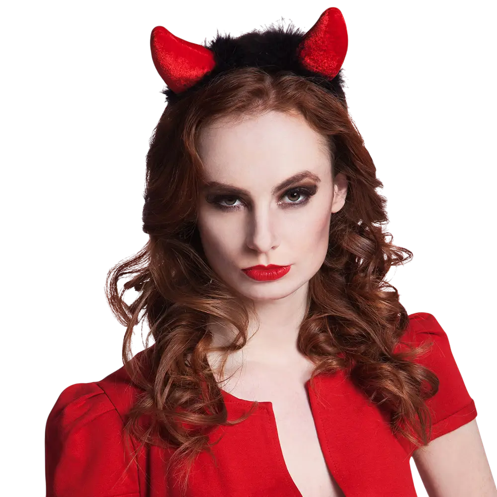 Devil’s Horns Headband – Halloween Accessory
