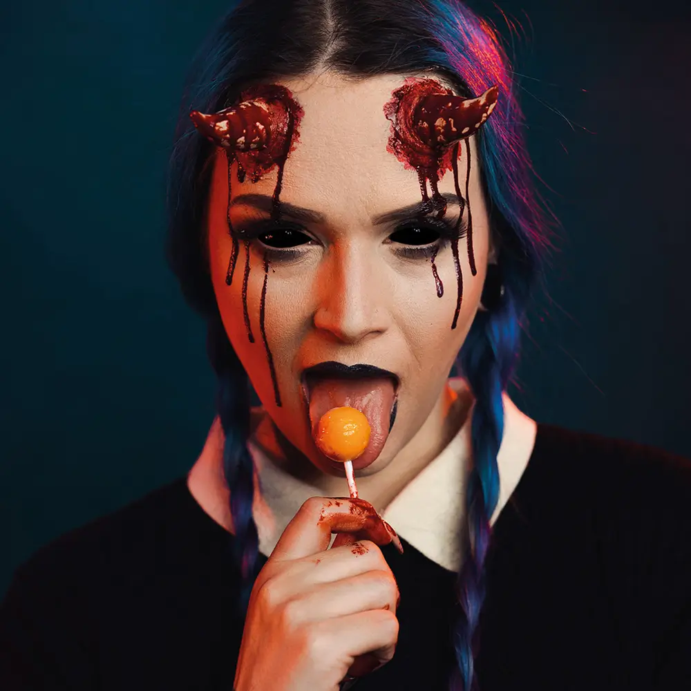 Undead Black Contact Lenses – Halloween Contact Lenses