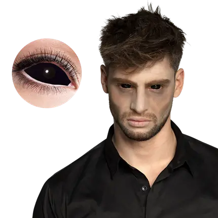 Undead Black Contact Lenses – Halloween Contact Lenses