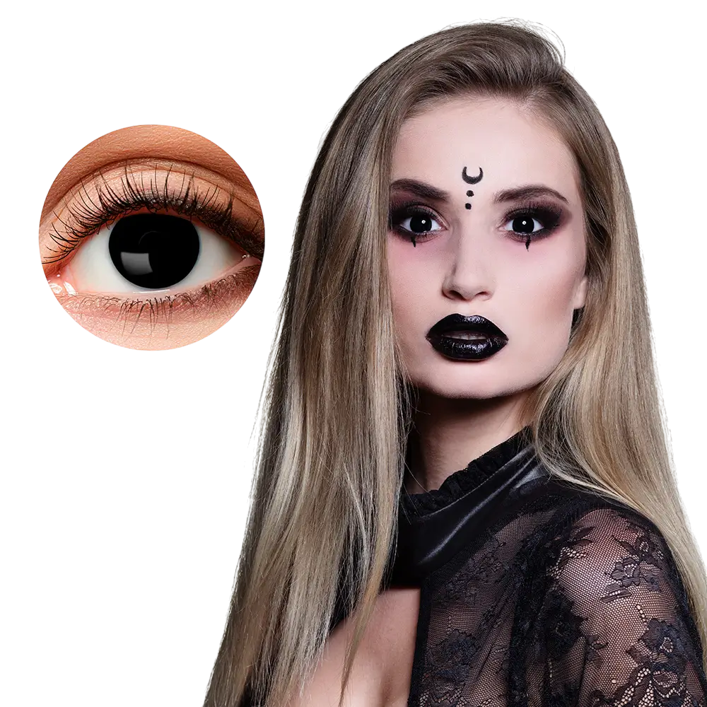 Black Witch Contact Lenses – Halloween Contact Lenses