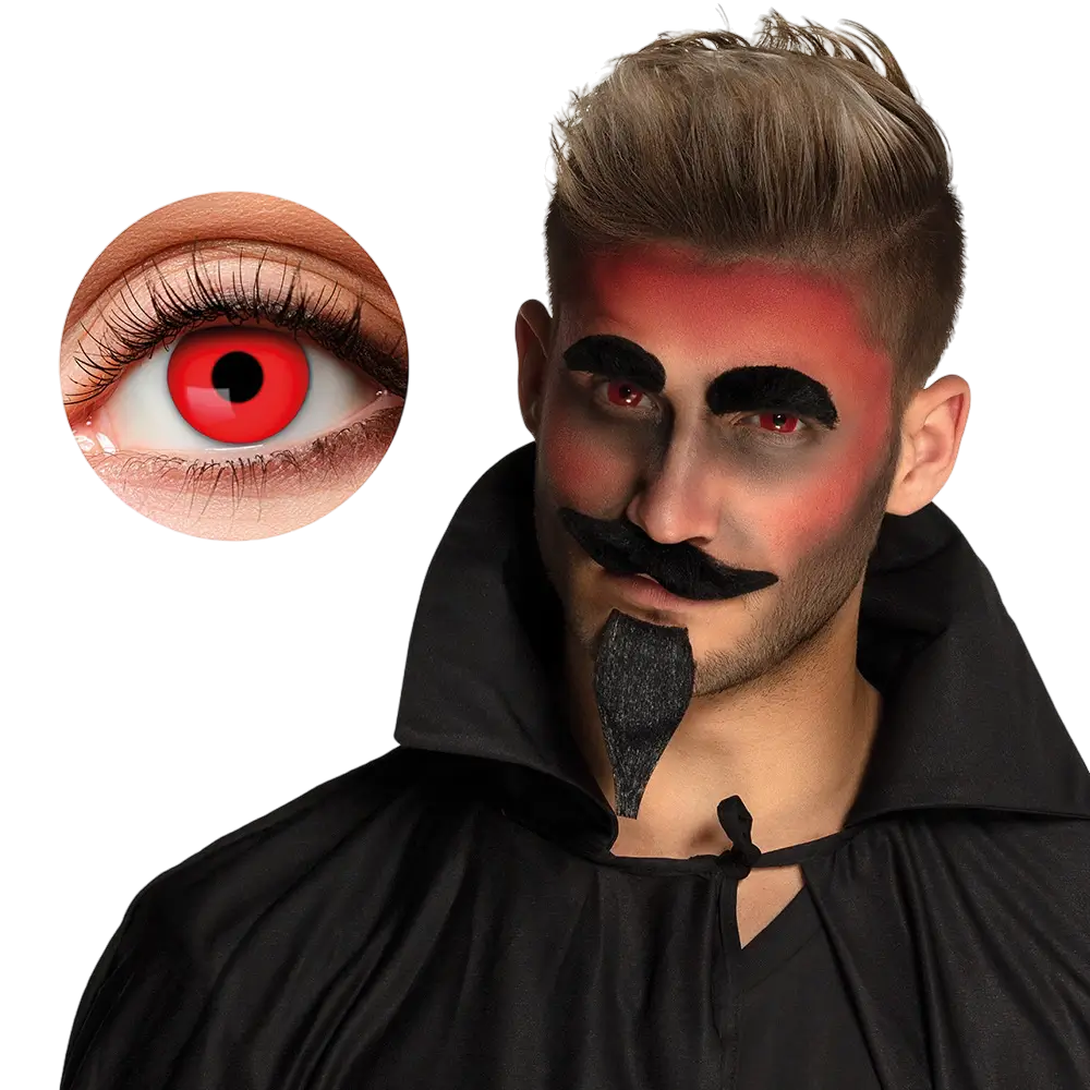 Devil Red Contact Lenses – Halloween Contact Lenses