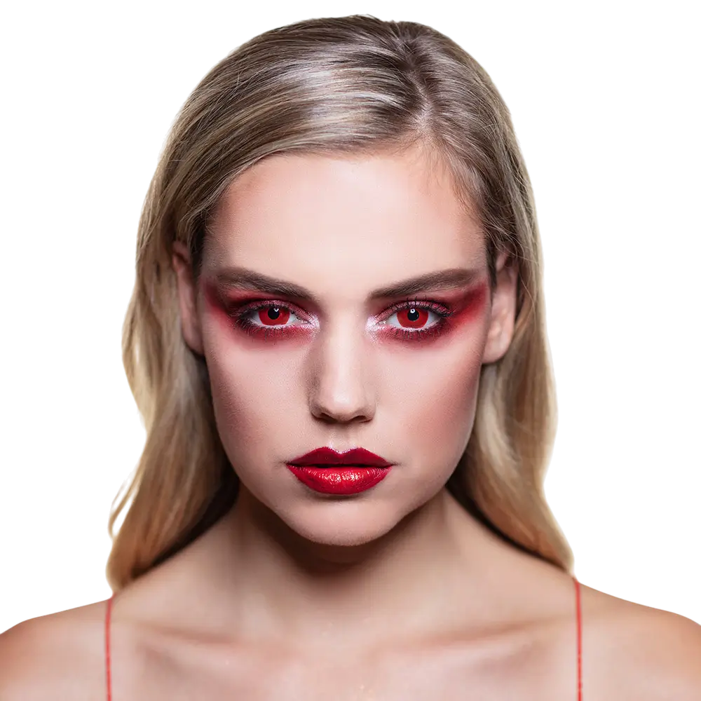 Devil Red Contact Lenses – Halloween Contact Lenses