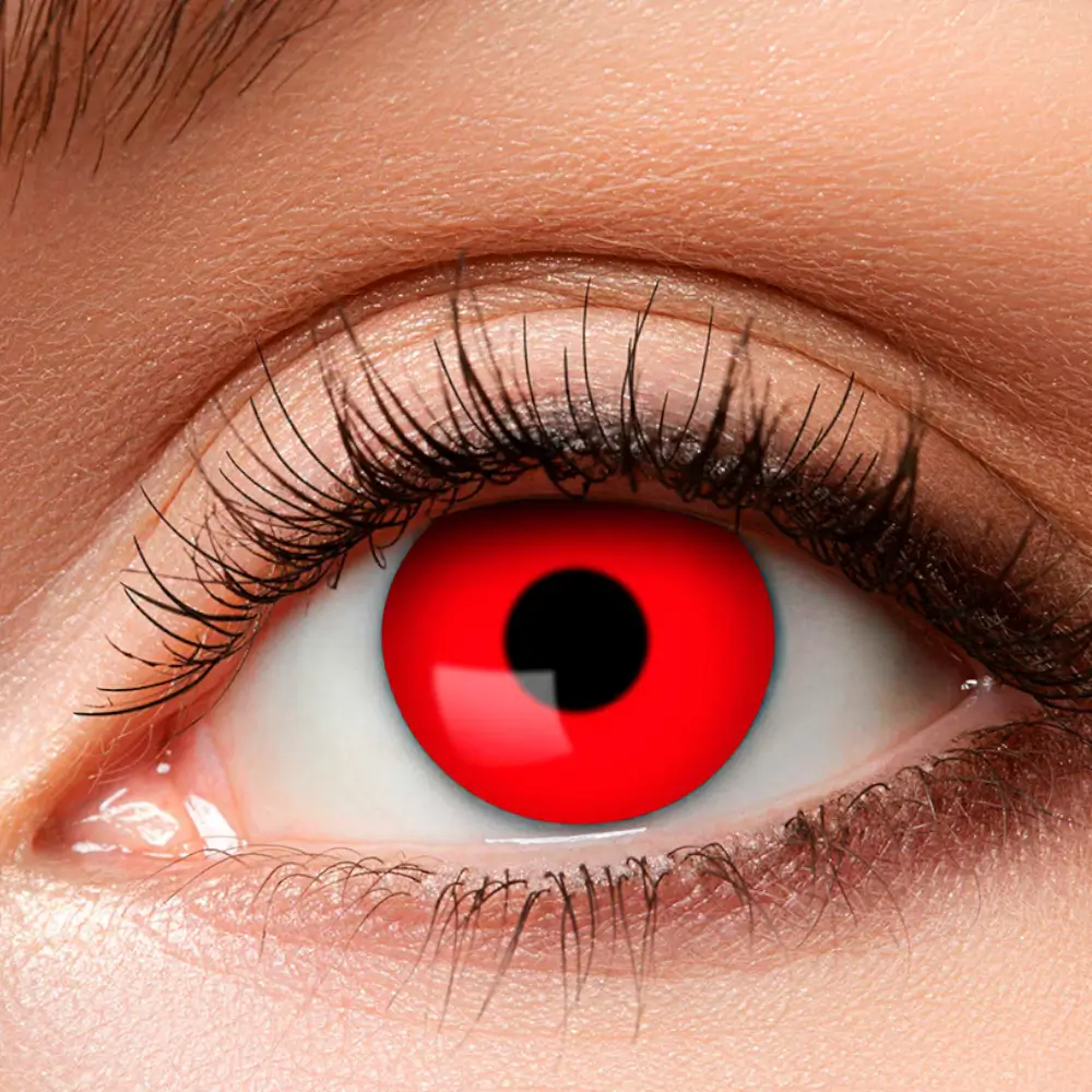 Devil Red Contact Lenses – Halloween Contact Lenses