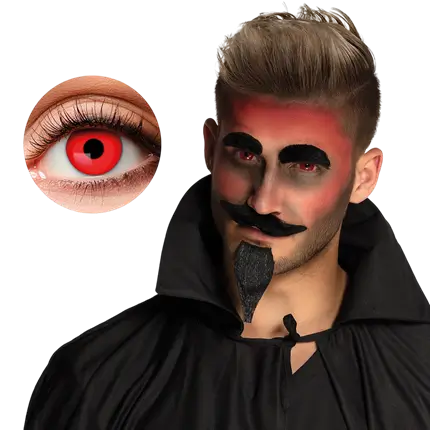 Devil Red Contact Lenses – Halloween Contact Lenses