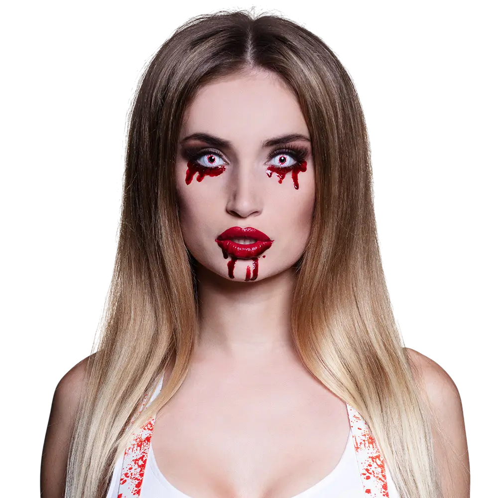 Blood Splatter Contact Lenses – Halloween Contact Lenses