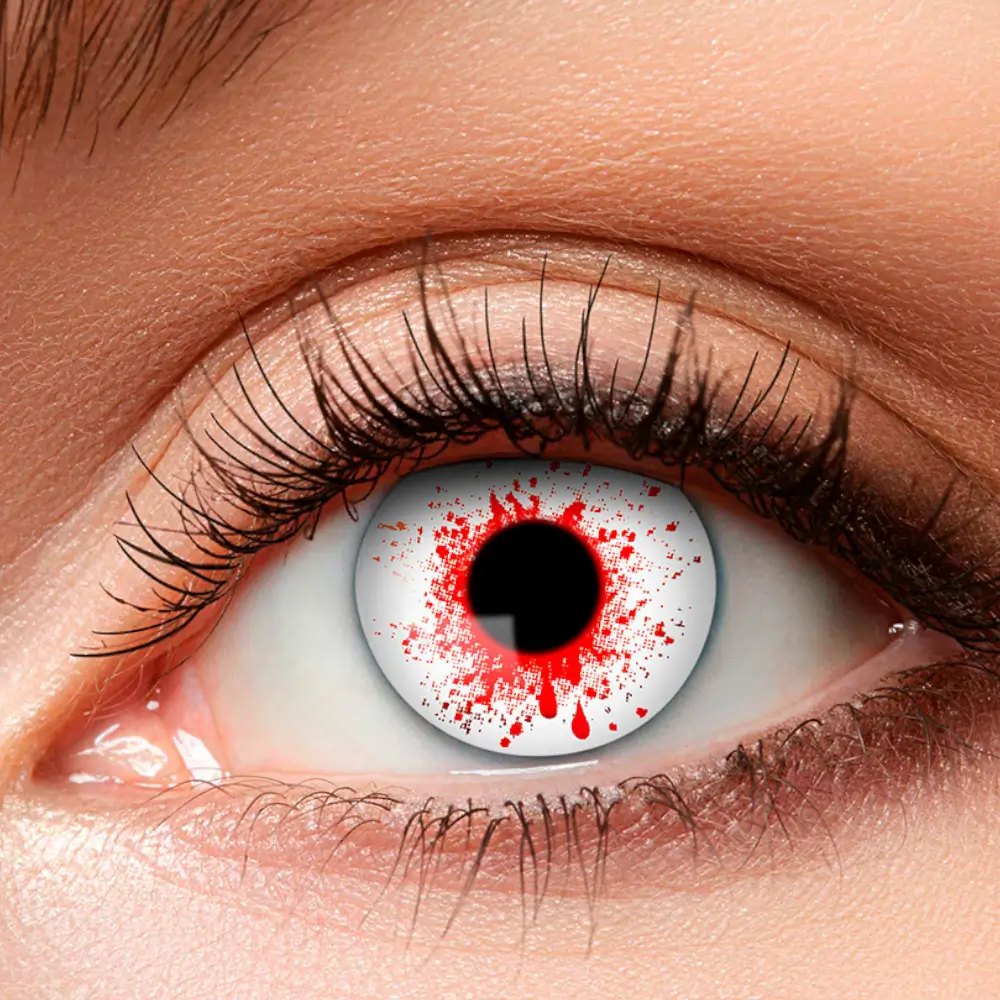 Blood Splatter Contact Lenses – Halloween Contact Lenses