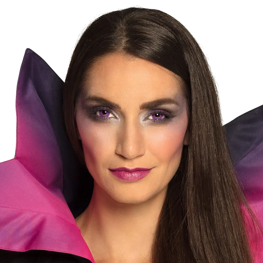 Purple Gothic Contact Lenses – Halloween Contact Lenses