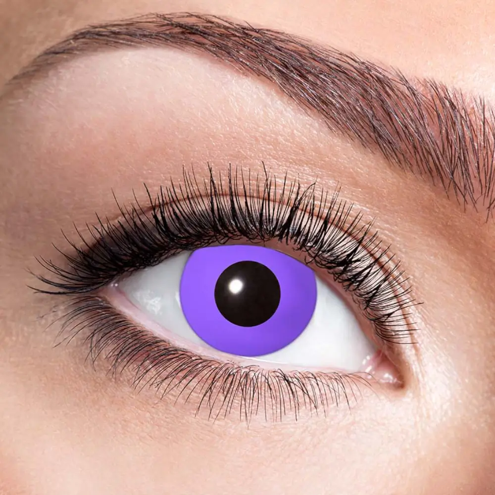 Purple Gothic Contact Lenses – Halloween Contact Lenses