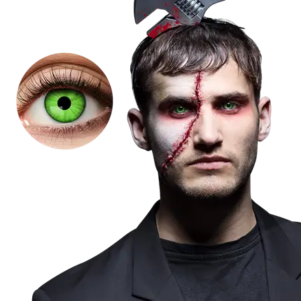 Zombie Green Contact Lenses – Halloween Contact Lenses