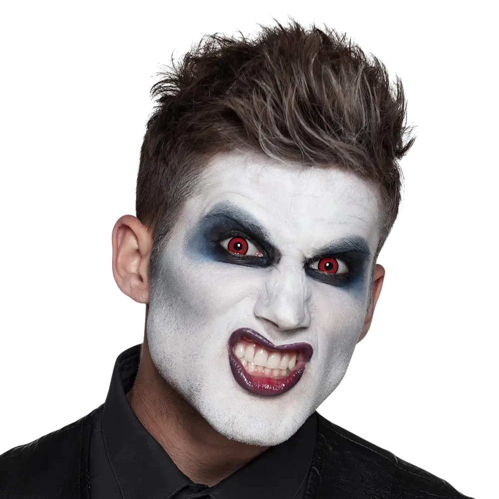 Red and Black Vampire Contact Lenses – Halloween Contact Lenses