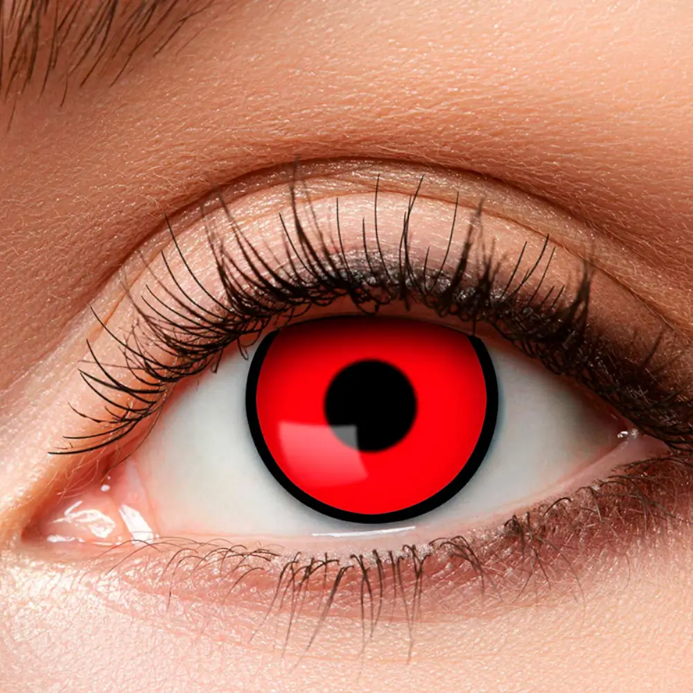Red and Black Vampire Contact Lenses – Halloween Contact Lenses