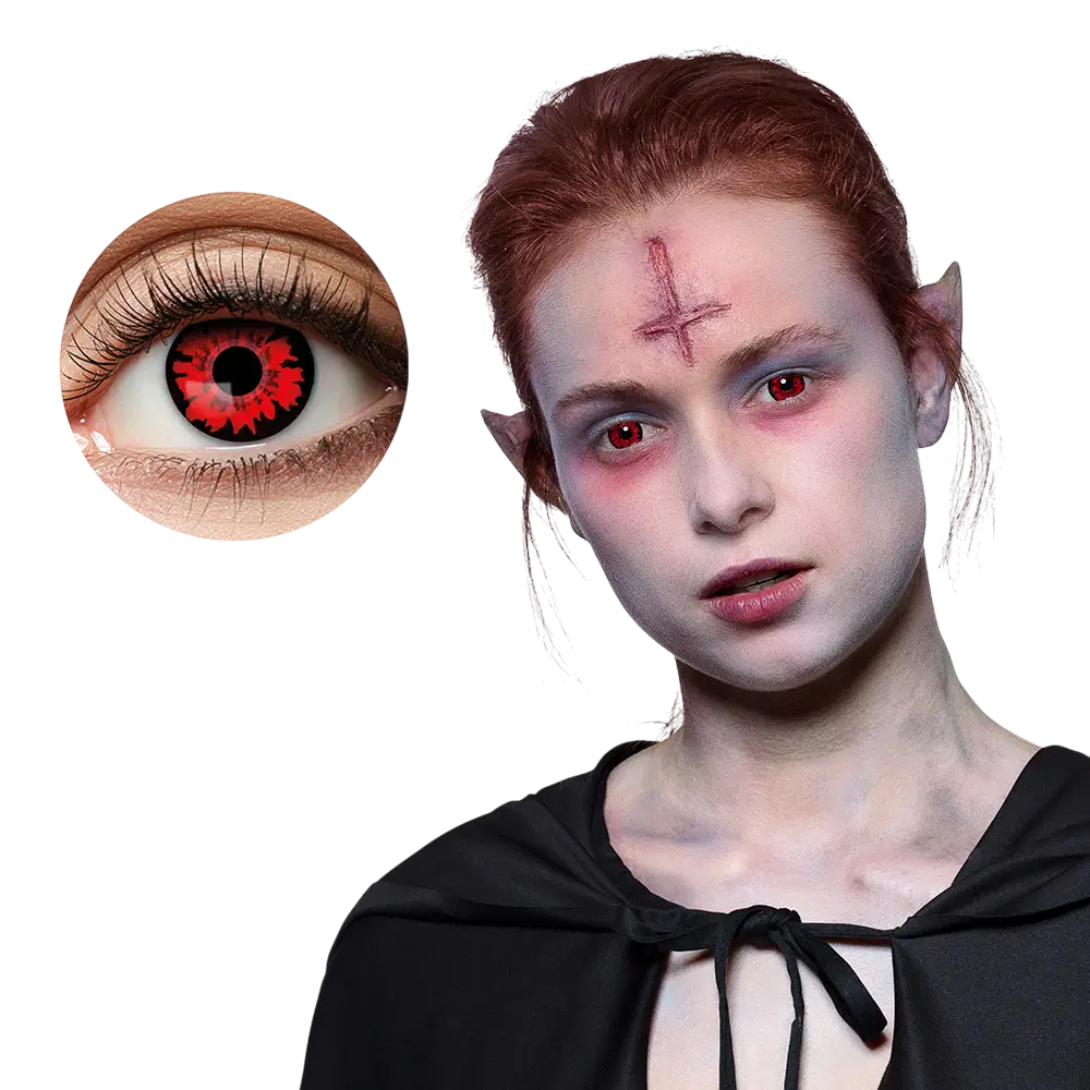 Vampire Red Contact Lenses – Halloween Contact Lenses