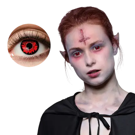 Vampire Red Contact Lenses – Halloween Contact Lenses