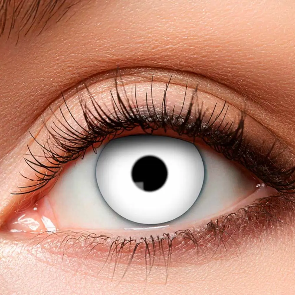 Zombie White Eye Lenses – Halloween Lenses
