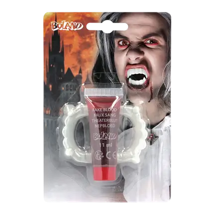 Vampire Kit – Vampire Teeth and Fake Blood 11 ml