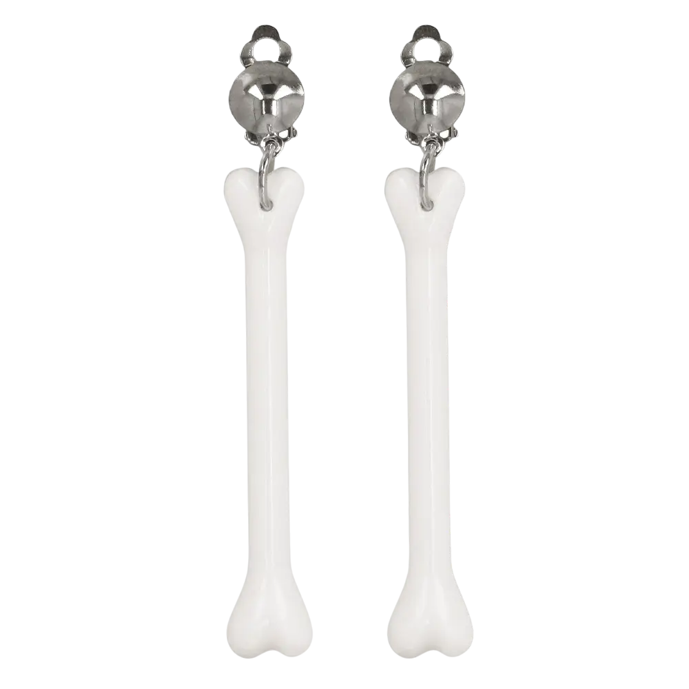 Bone Dangle Earrings – Cave Woman