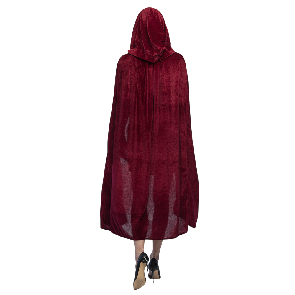 Red Bordeaux Cape 170 cm – Halloween Fancy Dress Costume