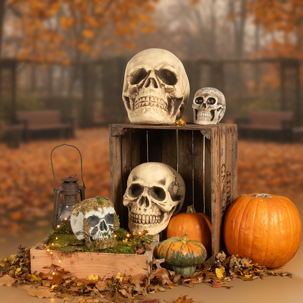 Giant Skull 27 x 27 x 38 cm – Halloween decoration