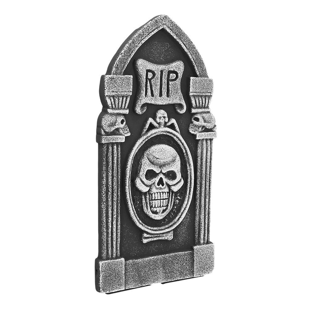Set of 4 ‘RIP’ gravestones, 41 x 20 cm – Halloween decorations