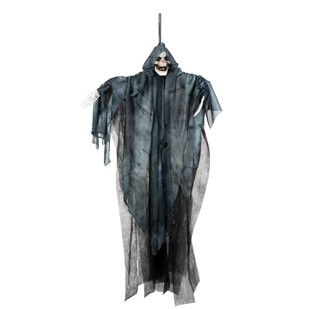 65 cm Hanging Skull Ghost – Halloween Decoration