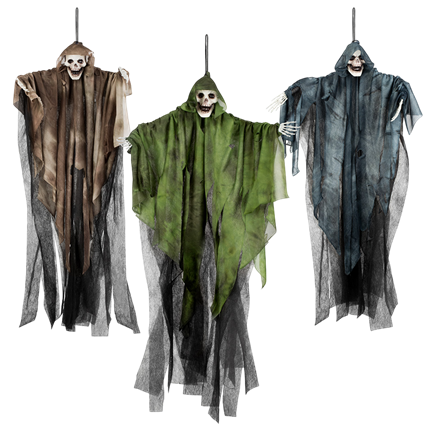 65 cm Hanging Skull Ghost – Halloween Decoration
