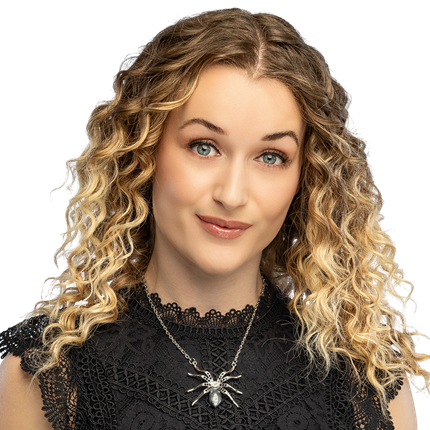 Black Widow Spider Necklace – Halloween Jewellery