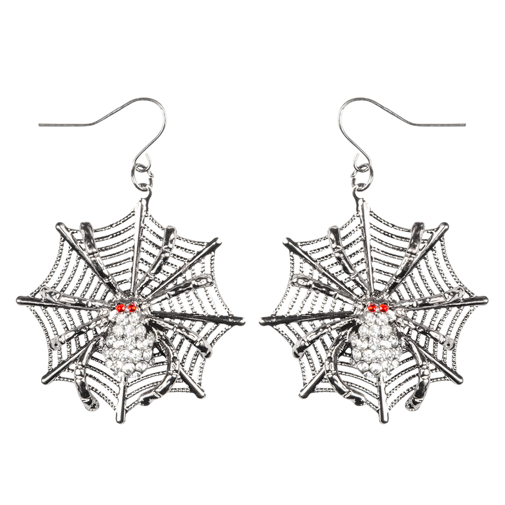 Spider Earrings – Halloween Accessory