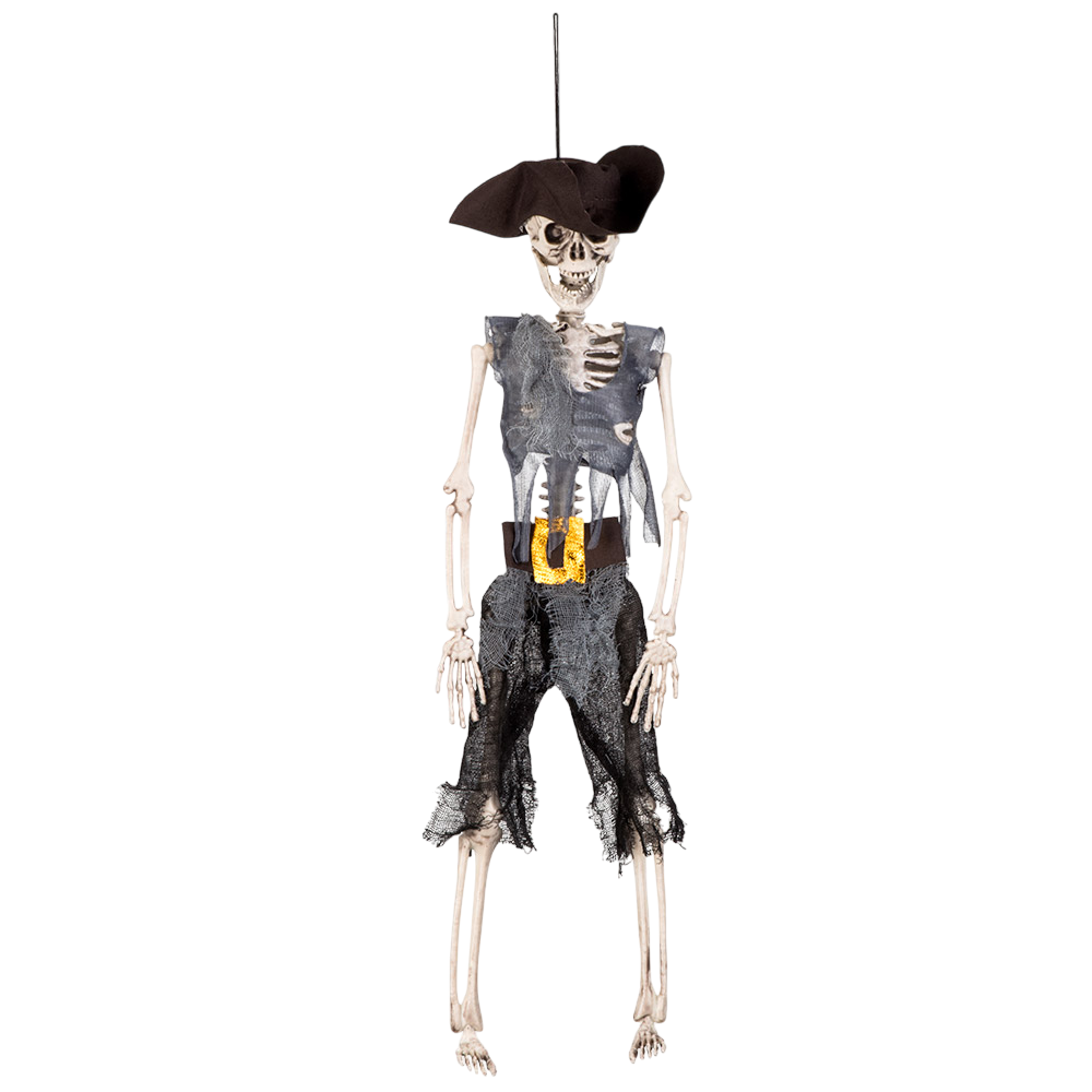 40 cm Pirate Skeleton Hanging Decoration – Halloween Decoration