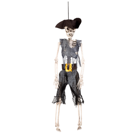 40 cm Pirate Skeleton Hanging Decoration – Halloween Decoration