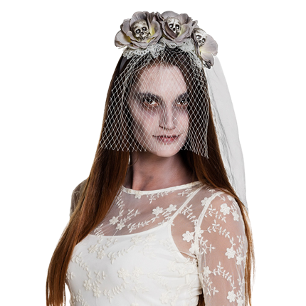 Zombie Skull Headband – Halloween Accessory