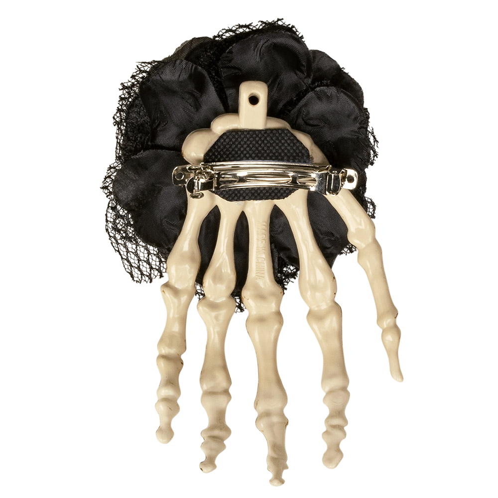 Skeleton Hand Hair Clip – Halloween Hair Accessory