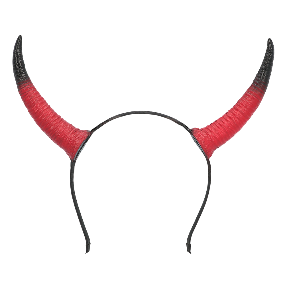 Red and Black Foam Devil’s Horns Headband – Halloween
