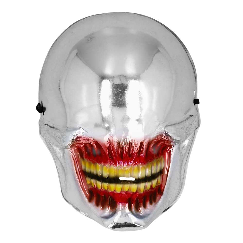 Mirrored Alien Skull Mask – Halloween Mask