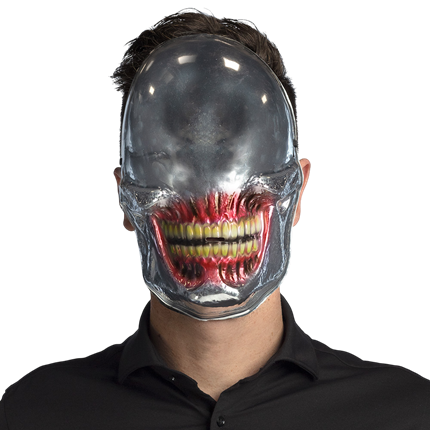 Mirrored Alien Skull Mask – Halloween Mask
