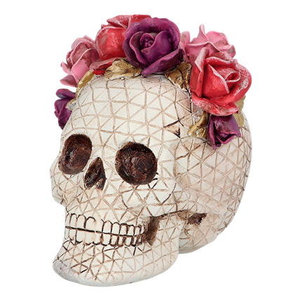 Dia de los Muertos Skull 15 x 14 x 15 cm – Halloween decoration