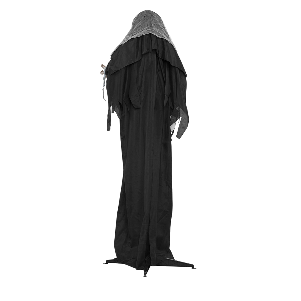 180 cm Animated Glittering Grim Reaper Doll – Halloween Decoration