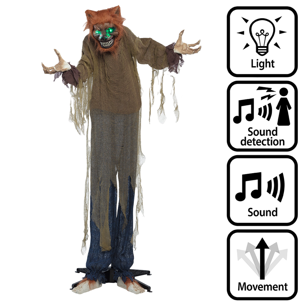 Human-Sized Werewolf, 160 cm – Halloween Decoration